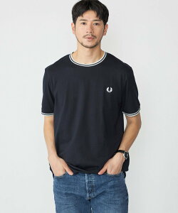 SHIPS MEN FRED PERRY: M1588 TWIN TIPPED T�V���c �V�b�v�X �g�b�v�X �J�b�g�\�[�ET�V���c �l�C�r�[�y���������z