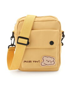 lulu noix lulu noix/(K)くまショルダーバッグ ミニョントレフル ルームヨンマルサンセレクティッド バッグ ショルダーバッグ ホワイト ベージュ イエロー ブルー ブラック