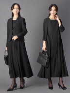 AddRouge 【洗える/選べる着丈】喪服 礼服 ブラックフォーマル レディース ワンピース アッドルージュ ス…