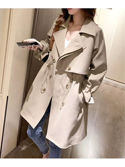 Primazel ダブルカラーミドル丈トレンチコート Rakuten Fashion 楽天ファッション 旧楽天ブランドアベニュー Bk1813 Primazel ダブルカラーミドル丈トレンチコート Rakuten Fashion 楽天ファッション 旧楽天ブランドアベニュー Bk1813