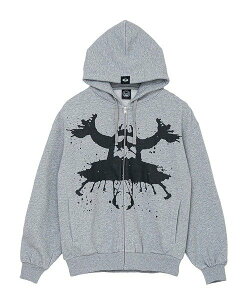 SELECT BRANDS TOY MACHINE/�g�C�}�V�[�� RORSCHACH SWEAT ZIP PARKA(MENS) �W���b�N���[�Y �g�b�v�X �X�E�F�b�g�E�g���[�i�[ �u���b�N �O���[�y���������z
