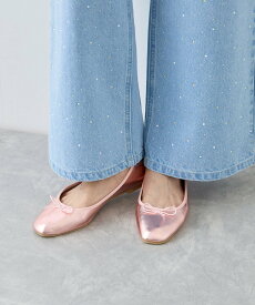 【SALE／30%OFF】ROPE' PICNIC PASSAGE 【AIRina/エアリーナ】軽くてやわらかいバレエシューズ ロペピクニック シューズ・靴 バレエシューズ ブラック ピンク シルバー