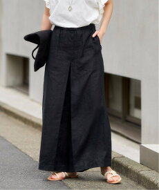 JOURNAL STANDARD ＜追加予約＞リネン タックキュロット◆7 ジャーナル スタンダード パンツ/ジーンズ パンツその他 ブラック【送料無料】