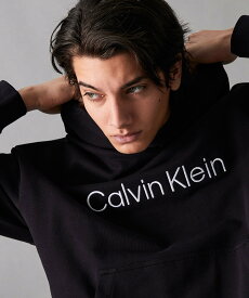Calvin Klein Jeans (M)【公式ショップ】 カルバンクライン STNDRD ロゴパーカー Calvin Klein Jeans 40HM231 カルバン・クライン トップス パーカー・フーディー ブラック ホワイト グレー【送料無料】