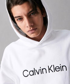 Calvin Klein Jeans (M)【公式ショップ】 カルバンクライン STNDRD ロゴパーカー Calvin Klein Jeans 40HM231 カルバン・クライン トップス パーカー・フーディー ブラック ホワイト グレー【送料無料】