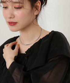 N. Natural Beauty Basic ラウンドチョーカー エヌ ナチュラルビューティーベーシック* アクセサリー・腕時計 ネックレス シルバー ゴールド