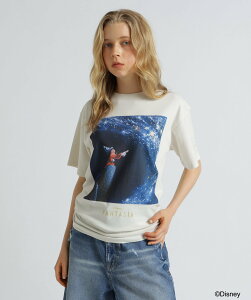 AVIREX �sDisney Collection�tFANTASIA / MICKEY MOUSE / L-FILM MAGIC T-SHIRT �A���B���b�N�X �g�b�v�X �J�b�g�\�[�ET�V���c �O���[ �z���C�g�y���������z