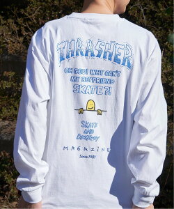 �ySALE�^10%OFF�zVENCE share style MENs THRASHER �X���b�V���[ �}�[�N�S���U���X���S����T ���@���X �G�N�X�`�F���W �g�b�v�X �J�b�g�\�[�ET�V���c �O���[ �u���b�N �z���C�g�y���������z