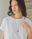 天然石スネークチェーンネックレス/1050128