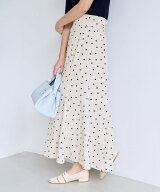 【SALE／10%OFF】VIS 【新色追加】美easyリネンライクマーメイドスカート/イージーケア・接触冷感・セッ…