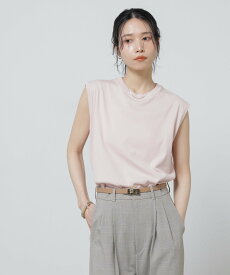 NANO universe Anti Soaked(R) 汗染み防止カラフルノースリTシャツ ナノユニバース トップス カットソー・Tシャツ ブラウン イエロー ピンク ブルー レッド【送料無料】