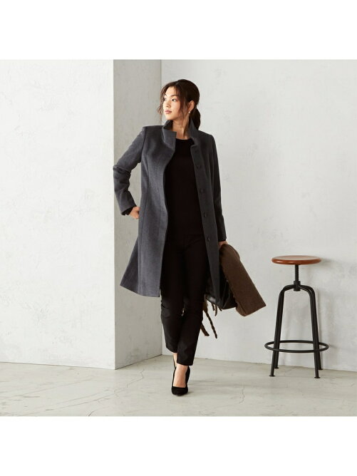 Comme Ca Ism アンゴラ スタンドカラー ウールコート Rakuten Fashion 楽天ファッション 旧楽天ブランドアベニュー V