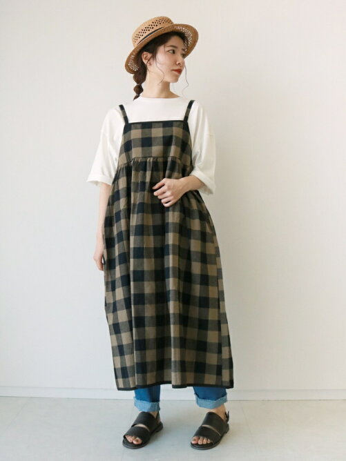 Samansa Mos2 Samansa Mos2 綿麻ギンガムチェックキャミワンピ Rakuten Fashion 楽天ファッション 旧楽天ブランドアベニュー Db1816