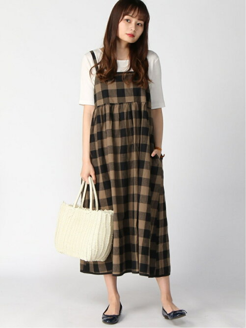 Samansa Mos2 Samansa Mos2 綿麻ギンガムチェックキャミワンピ Rakuten Fashion 楽天ファッション 旧楽天ブランドアベニュー Db1816