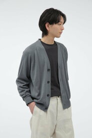 【SALE／50%OFF】MARGARET HOWELL RAMIE COTTON マーガレット・ハウエル トップス ニット ブラック グレー【送料無料】