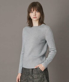 【SALE／5%OFF】DRESSTERIOR ラメコットンカシミヤニット ドレステリア トップス ニット グレー【送料無料】