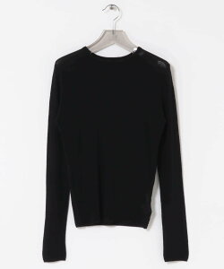 �ySALE�^50%OFF�zURBAN RESEARCH new basic LOA THERMAL CREWKNIT �A�[�o�����T�[�` �g�b�v�X �j�b�g �u���b�N �J�[�L�O���[�� �z���C�g�y���������z