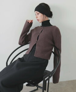 �ySALE�^30%OFF�zLIAN �Z���^�[�z�[�����u�j�b�g�J�[�f�B�K�� ���A�� �g�b�v�X �j�b�g �O���[ �u���b�N ���b�h �u���E��