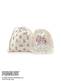 gelato pique 【PEANUTS】オリジナルアート 巾着2点セット ジェラートピケ 財布・ポーチ・ケース ポーチ ピンク【送料無料】