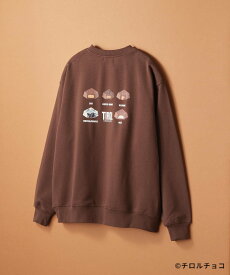 【SALE／30%OFF】LEPSIM 【チロルチョコ×LEPSIM】アソートクルースウェット レプシィム トップス スウェット・トレーナー ベージュ ブラック ブラウン【送料無料】