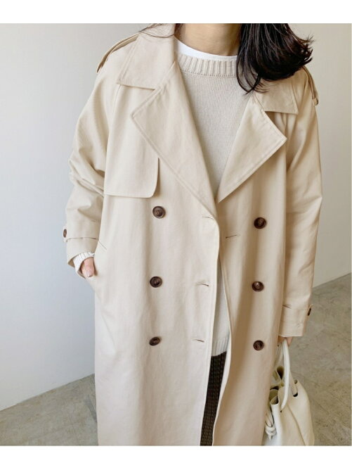 Lian Lian ツイルオーバーサイズトレンチコート Rakuten Fashion 楽天ファッション 旧楽天ブランドアベニュー Cg9817