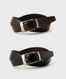 【SALE／10%OFF】TAKEO KIKUCHI 【リバーシブル/Made in JAPAN】レザー ドレスベルト タケオキクチ ファッション雑貨 ベルト ブラック【送料無料】