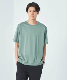 UNITED ARROWS green label relaxing 【WEB限定】JUSTFIT エアリー ソフト リブ Tシャツ ユナイテッドアローズ グリーンレーベルリラクシング トップス カットソー・Tシャツ ブルー ホワイト ブラック ネイビー【送料無料】