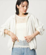 UNITED ARROWS green label relaxing シアー フーディ ブルゾン マシンウォッシャブル UVカット 通気性 …