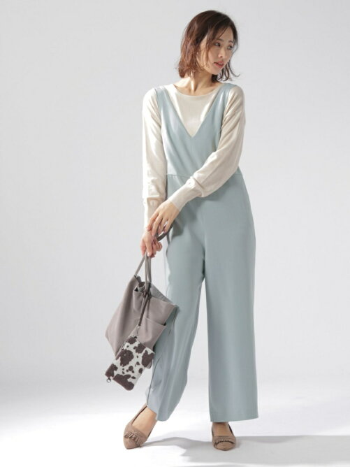 Bayflow W Vネックコンビネゾン Rakuten Fashion 楽天ファッション 旧楽天ブランドアベニュー Bm0818