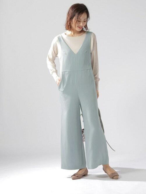 Bayflow W Vネックコンビネゾン Rakuten Fashion 楽天ファッション 旧楽天ブランドアベニュー Bm0818