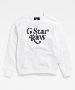 �ySALE�^40%OFF�zG-Star RAW �y�����V���b�v�zUNISEX FOXY BOXY SWEAT/�I�[�o�[�T�C�Y�O���t�B�b�N���S�X�E�F�b�g �W�[�X�^�[���D �g�b�v�X �X�E�F�b�g�E�g���[�i�[ �z���C�g�y���������z