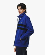 【SALE／50%OFF】LACOSTE アシンメトリーボーダーハイネック ドローストリング 鹿の子地 トラックジャケ…