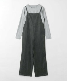 【SALE／80%OFF】a day in the life コードレーン サロペット+カットソー グレー＜A DAY IN THE LIFE＞ ユナイテッドアローズ アウトレット オールインワン・オーバーオール オーバーオール・サロペット グレー