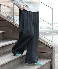 【SALE／50%OFF】BEAMS BOY 【1/1新規値下げ】【別注】Gramicci / 2プリーツ ワイド スラックス 25FW ビームス ウイメン パンツ その他のパンツ グレー ネイビー【送料無料】