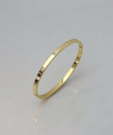 ieLS 「ieLS」ステンレス CZラウンドバングル クークロワッサン アクセサリー・腕時計 ブレスレット・バ…