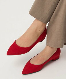 【SALE／30%OFF】UNITED ARROWS green label relaxing ポインテッド フラットシューズ / パンプス(1.5cmヒール)-撥水- ユナイテッドアローズ グリーンレーベルリラクシング シューズ・靴 パンプス レッド ブラック シルバー ベージュ【送料無料】