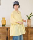 インド コットンボイル キーネック チュニックブラウス 全5色