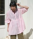 インド コットンボイル キーネック チュニックブラウス 全5色