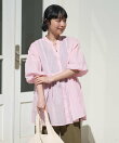 インド コットンボイル キーネック チュニックブラウス 全5色