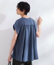 【接触冷感】バックフレアドッキングカットソー《洗濯機OK》