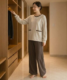 La-gemme [CURA CLOSET]【保湿生地/着るだけ美容】ショート・ロング2Typeルームウェア ラジュール インナー・ルームウェア その他のインナー・ルームウェア グレー ベージュ ブラック【送料無料】