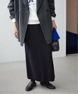 《WEB限定カラーあり/シリーズあり/予約》ウォッシャブルスムースニットスカート