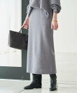 《WEB限定カラーあり/シリーズあり/予約》ウォッシャブルスムースニットスカート