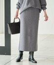 《WEB限定カラーあり/シリーズあり/予約》ウォッシャブルスムースニットスカート
