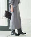 《WEB限定カラーあり/シリーズあり/予約》ウォッシャブルスムースニットスカート