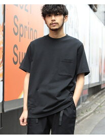 BEAMS MEN BEAMS / ヘビーウェイト マルチポケット クルーネック Tシャツ ビームス メン カットソー Tシャツ ブラック ホワイト カーキ ネイビー【送料無料】