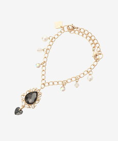 & chouette 《推し事》ドロップハートバッグチャーム アンドシュエット ファッション雑貨 チャーム・キーチェーン グリーン レッド ホワイト ブラック パープル ブルー【送料無料】