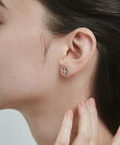 【 金属アレルギー対応 】 シンプルクロスピアス サージカルステンレス