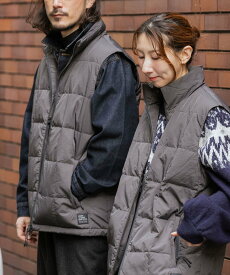 URBAN RESEARCH ITEMS TAION SC Track Down Vest アーバンリサーチアイテムズ ジャケット・アウター ダウンジャケット・ダウンベスト カーキグリーン ブラック グレー【送料無料】