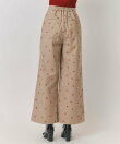 【Fleur monogram Series】フルールモノグラムエンブロイダリーワイドパンツ